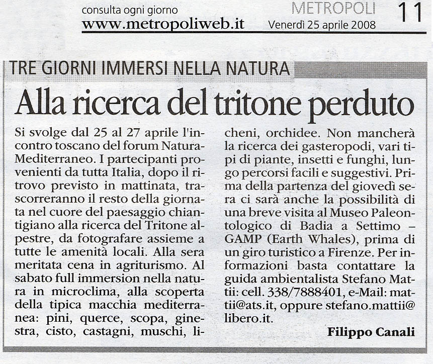 Incontro toscano